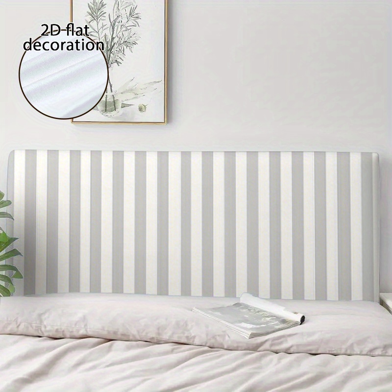 Home Decor Minimalist Style - 1pc Minimalist Striped Style Gray andWhite