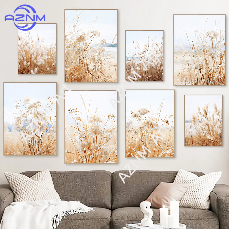 Home Decor Minimalist Style - Modern Bohemian Style Beach Shore Reed