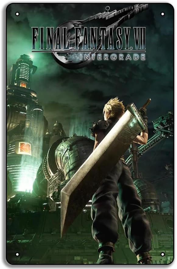 Final Fantasy VII Game Poster  - đánh giá và giá Home Decor Game