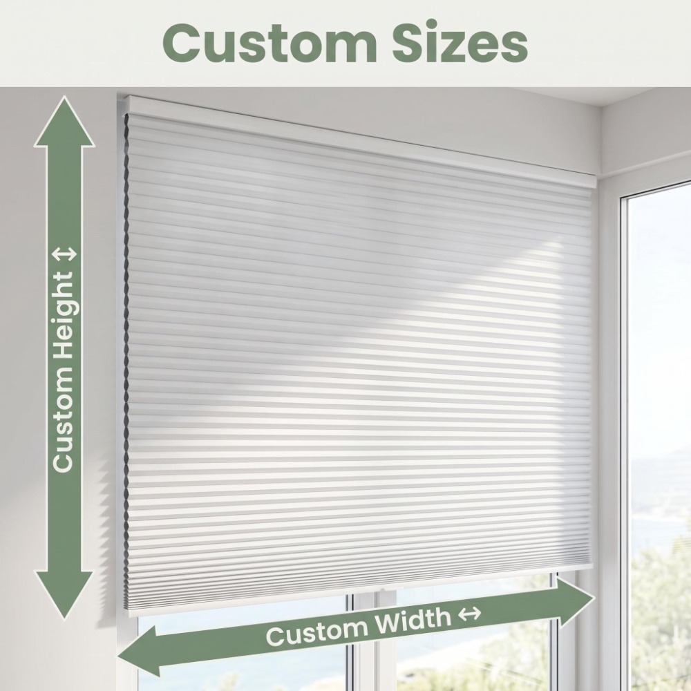 Custom Honeycomb Blinds Blind  - đánh giá và giá Home Decor Window Blinds