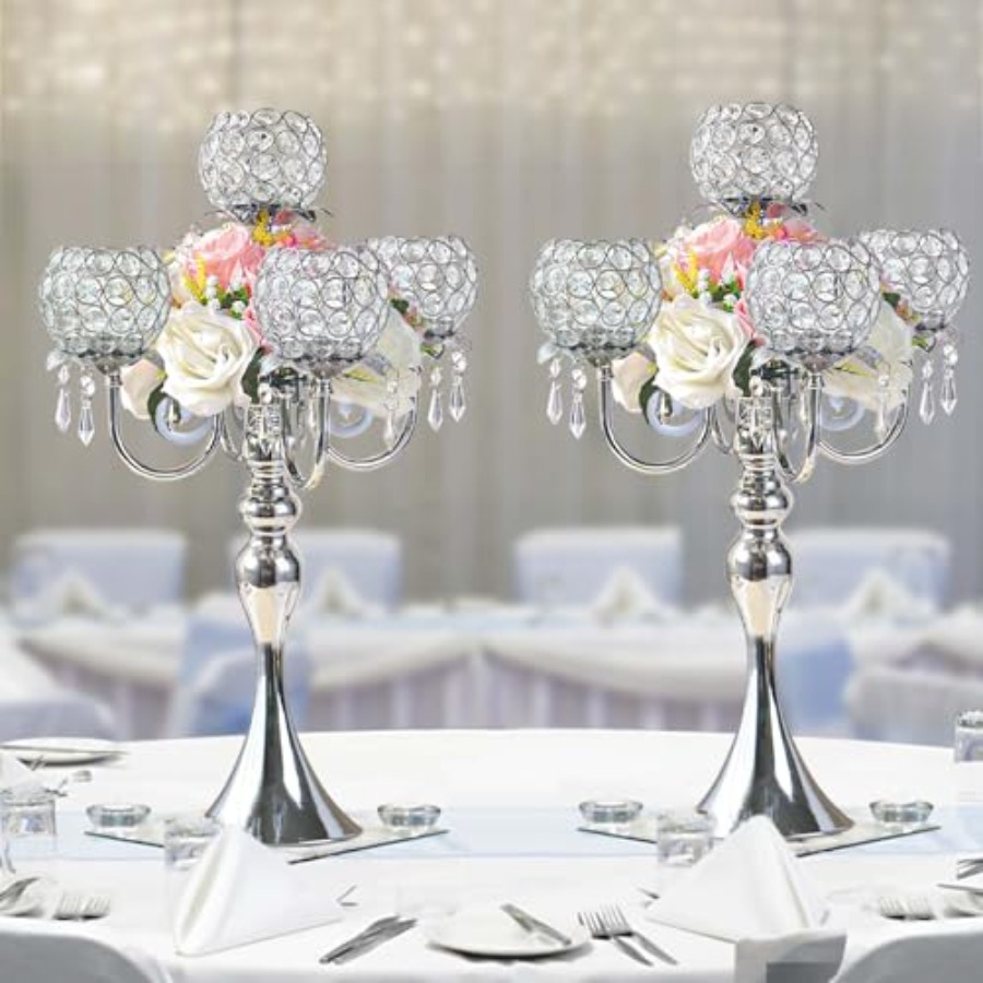 Pcs Elegant 5-Arm Tea Light Ca - đánh giá và giá Home Decor Event