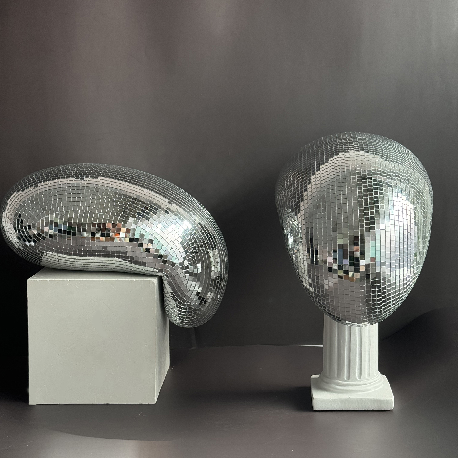28cm Melted Disco Ball Mirror  - đánh giá và giá Home Decor Y2K
