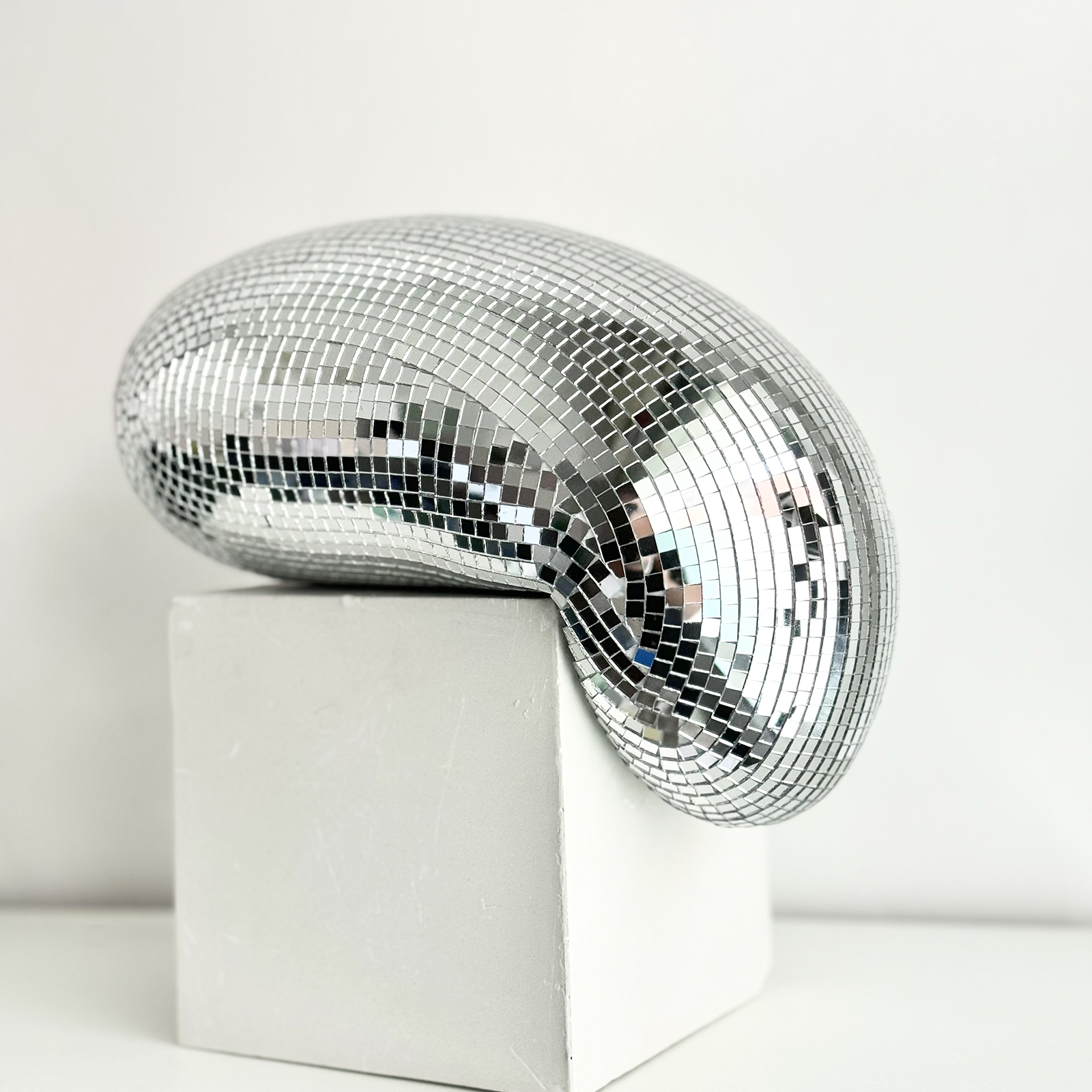 28cm Melted Disco Ball Mirror  - đánh giá và giá Home Decor Y2K