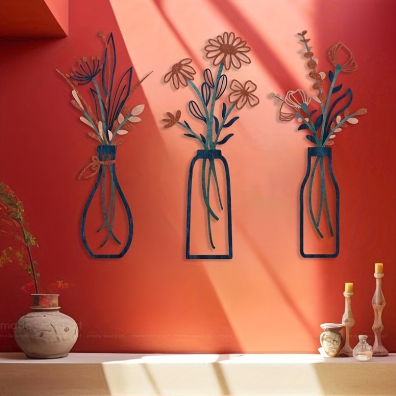 3 Large Floral Wall Art Sculpt - đánh giá và giá Home Decor Event