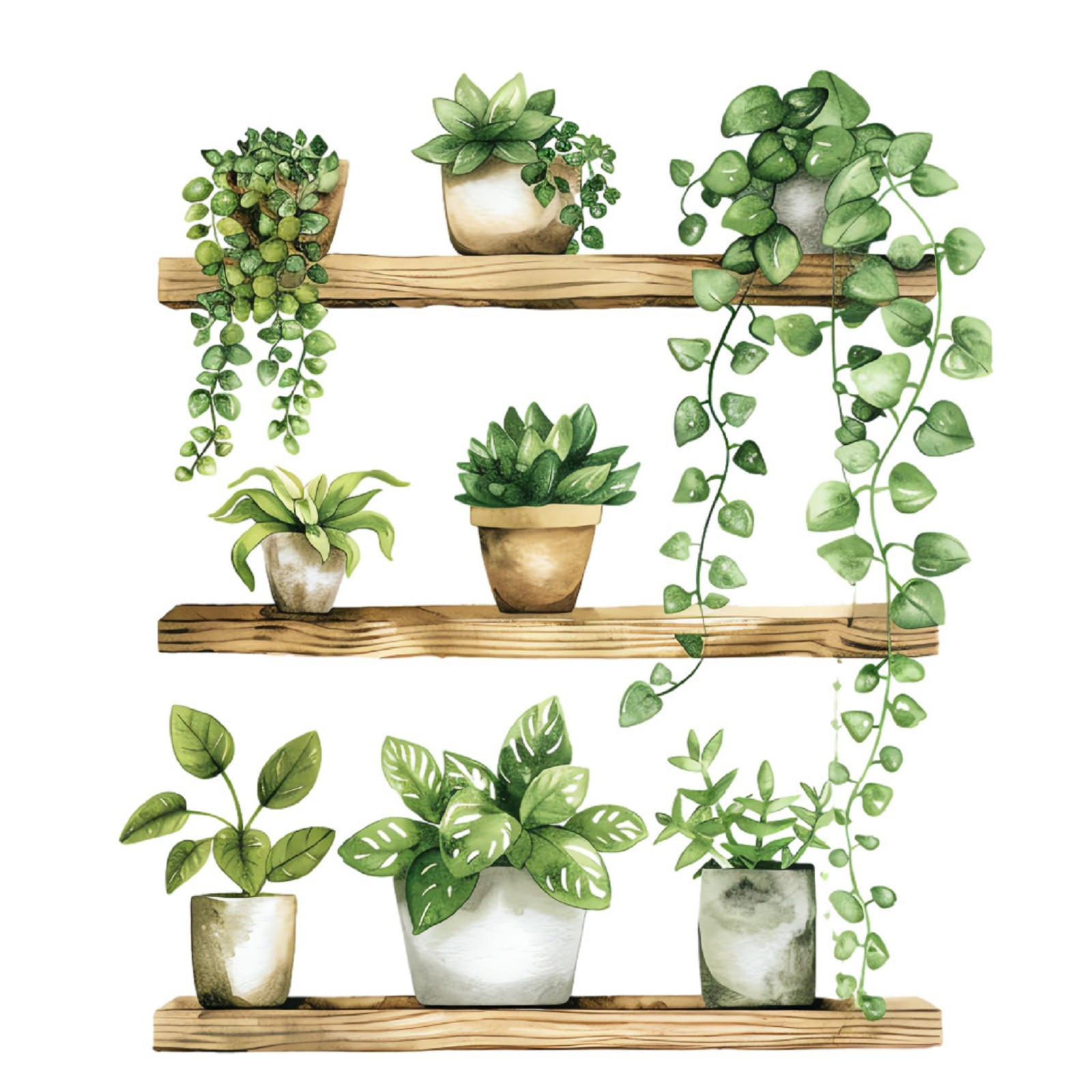 1pc Green Plant Potted Cute Ca - đánh giá và giá Home Decor Window Blinds