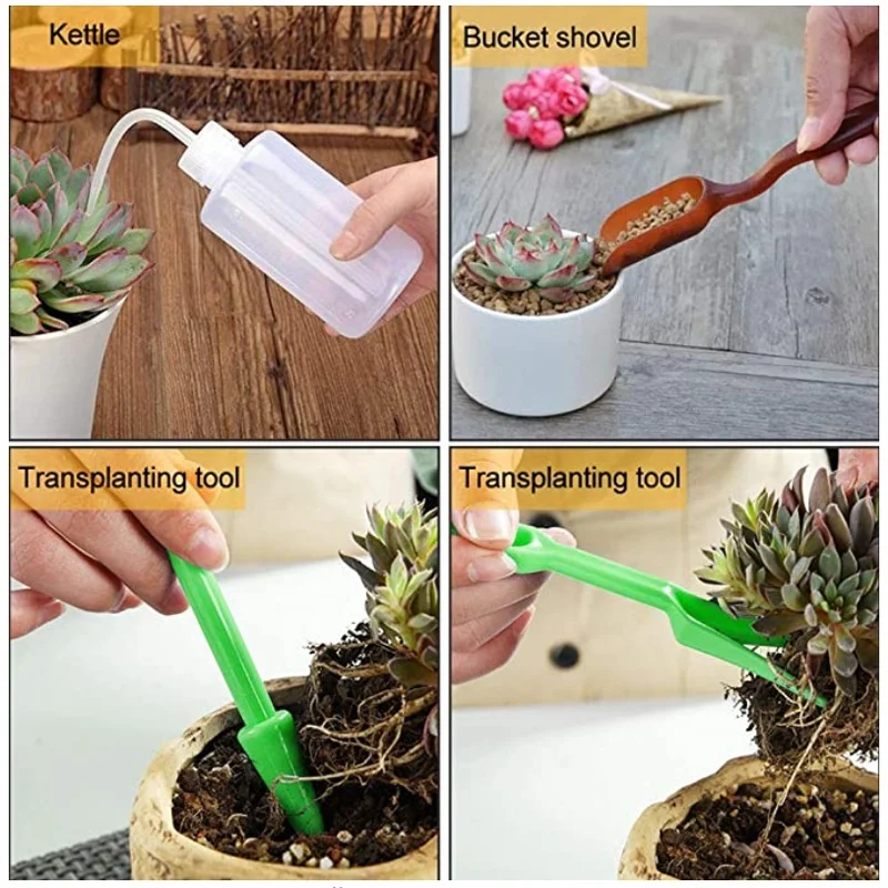 13Pcs Garden Planter Kit DIY S - đánh giá và giá Succulent Planter Pot