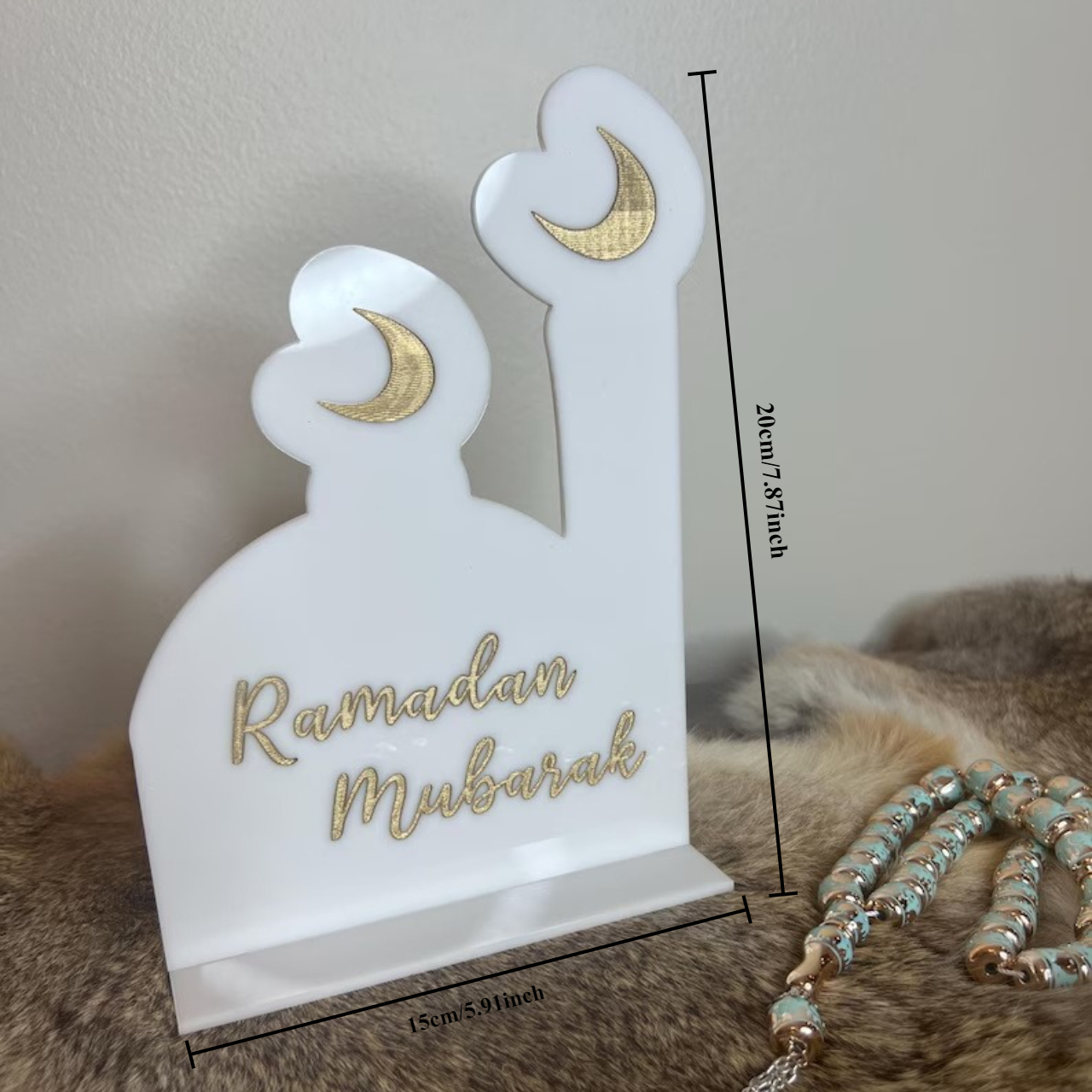 Ramadan Mubarak Acrylic Sign | - đánh giá và giá Home Decor Ramadan