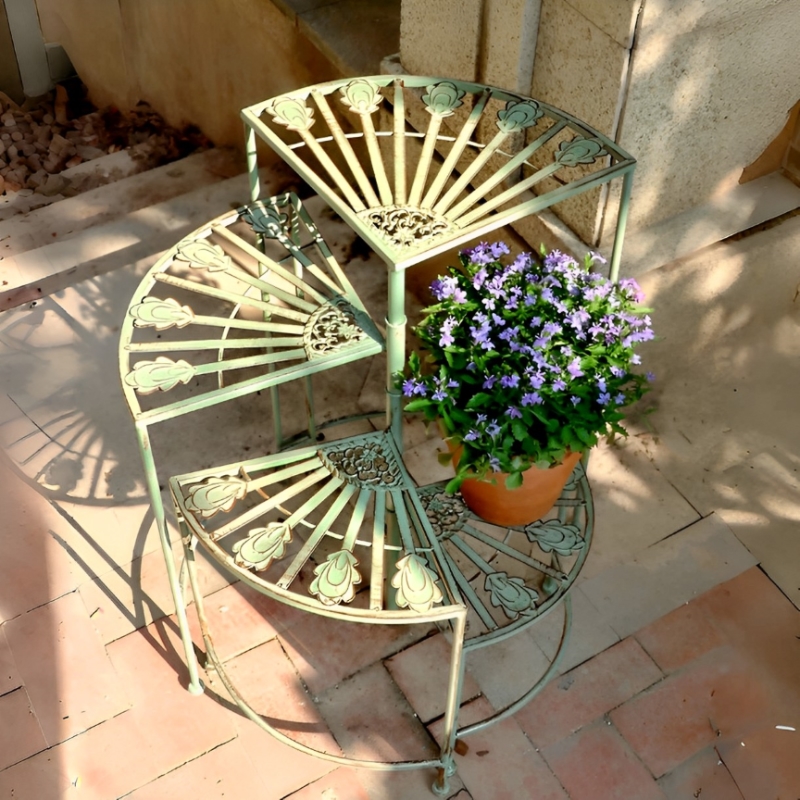 Rotating Iron Flower Stand Mul - đánh giá và giá Succulent Planter Pot