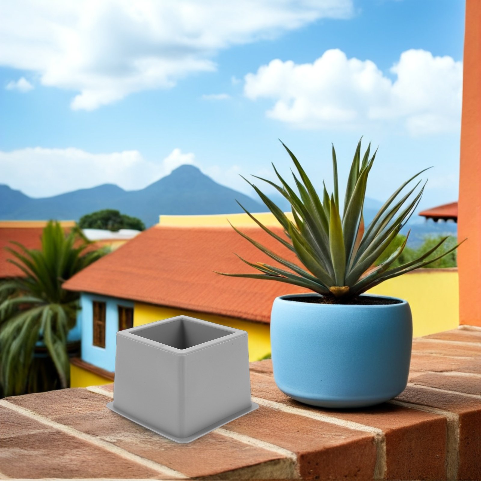 2Pcs Silicone Cement Plant Pot - đánh giá và giá Succulent Planter Pot