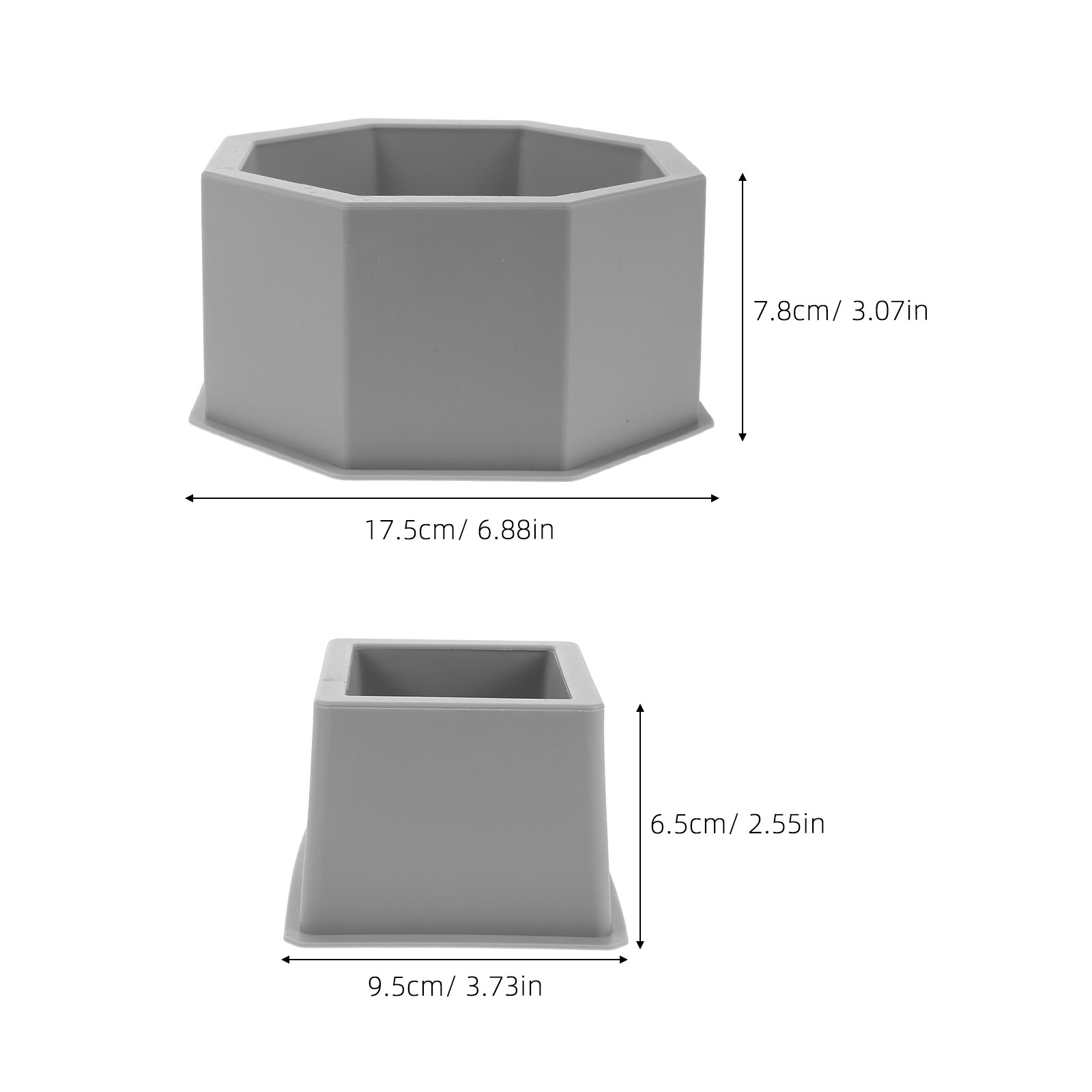 2Pcs Silicone Cement Plant Pot - đánh giá và giá Succulent Planter Pot