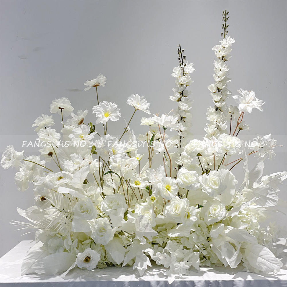 100/50CM Artificial White Rose - đánh giá và giá Home Decor Event