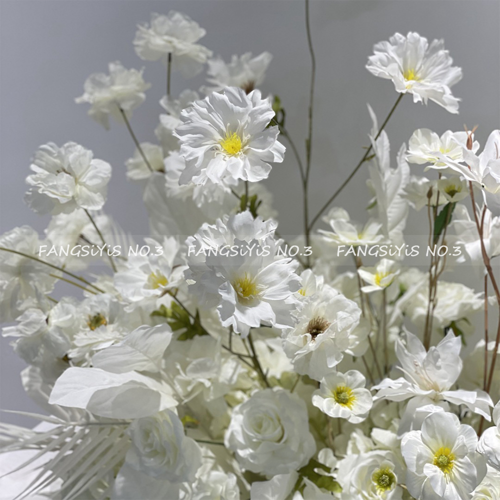 100/50CM Artificial White Rose - đánh giá và giá Home Decor Event