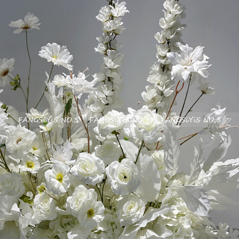 100/50CM Artificial White Rose - đánh giá và giá Home Decor Event