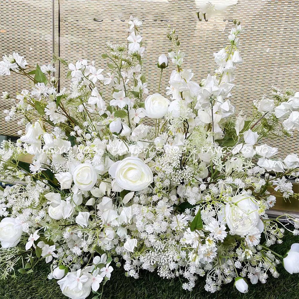 100/50CM Artificial White Rose - đánh giá và giá Home Decor Event
