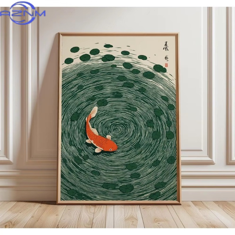 Japanese Lotus Art Print, Mini - đánh giá và giá Home Decor Minimalist Style