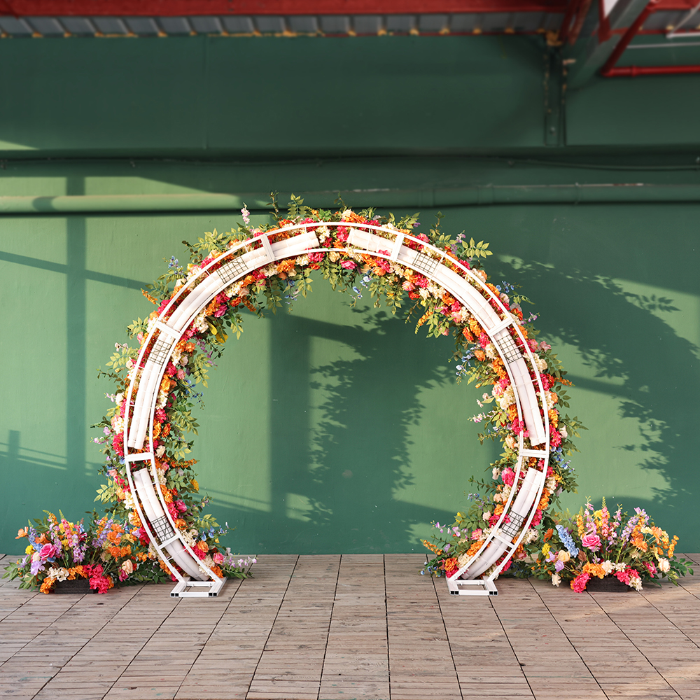 Orange Circle Artificial Flowe - đánh giá và giá Home Decor Event