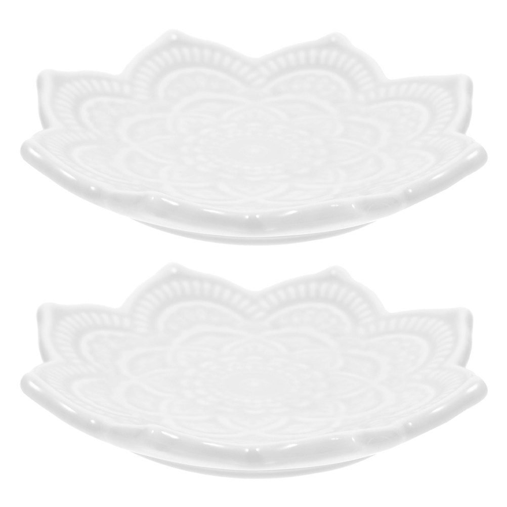 2Pcs Irregular Ceramic Mandala - đánh giá và giá Ceramic Trinket Dish