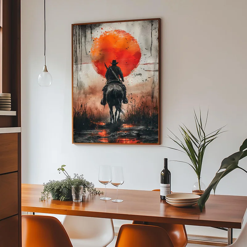 Classic Retro Game Cowboy Char - đánh giá và giá Home Decor Game