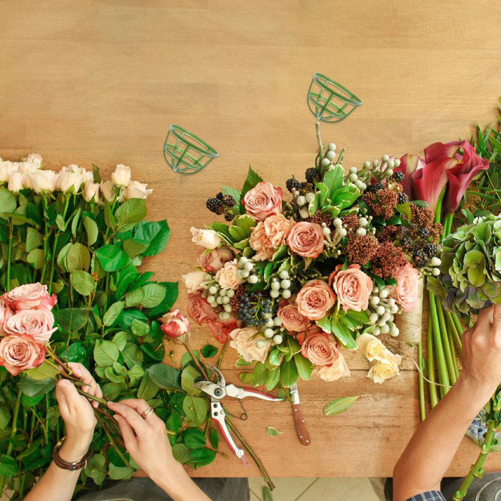 100Pcs Floral Cage Rose Half B - đánh giá và giá Home Decor Event