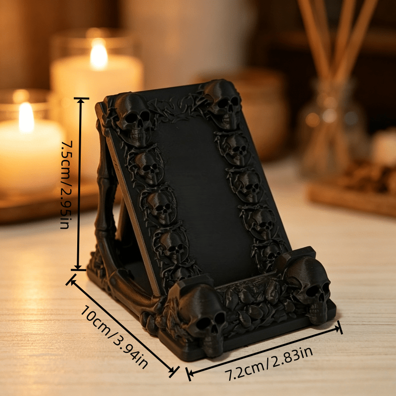 One 3D-printed Gothic skull ph - đánh giá và giá Home Decor Game