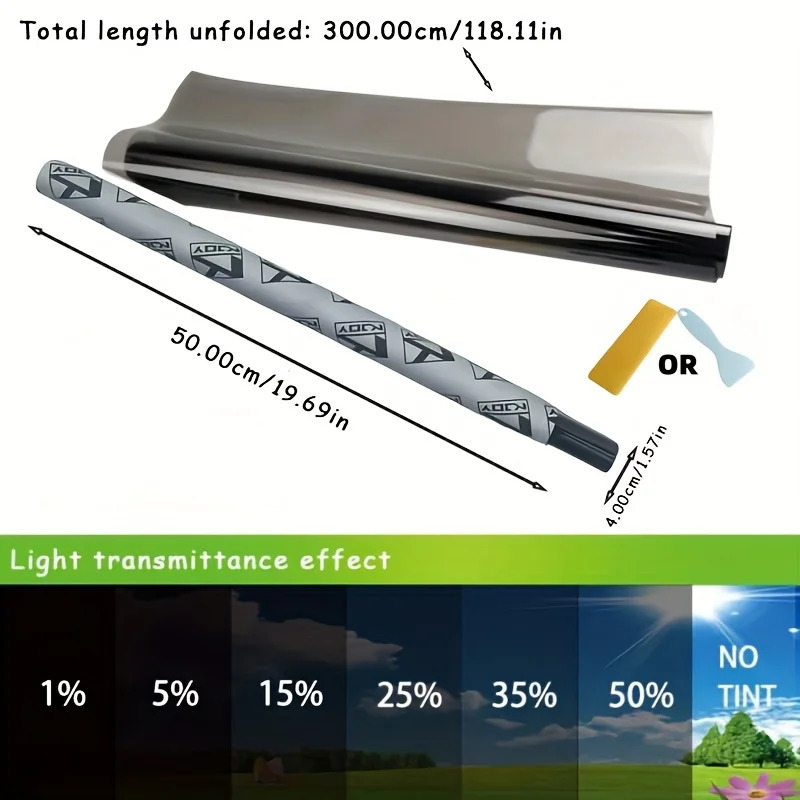 3Mx50CM VLT Black Car Window F - đánh giá và giá Home Decor Window Blinds
