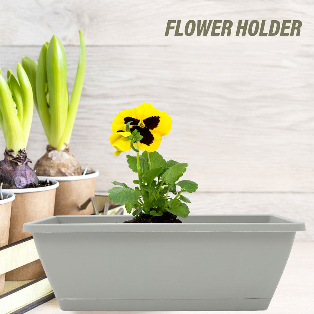 4Pcs Large Rectangular Planter - đánh giá và giá Succulent Planter Pot