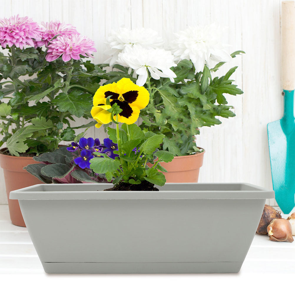 4Pcs Large Rectangular Planter - đánh giá và giá Succulent Planter Pot