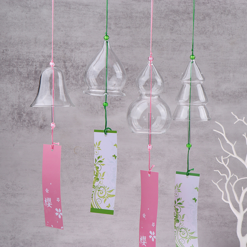Transparent Glass Wind Chimes  - đánh giá và giá Home Decor Y2K