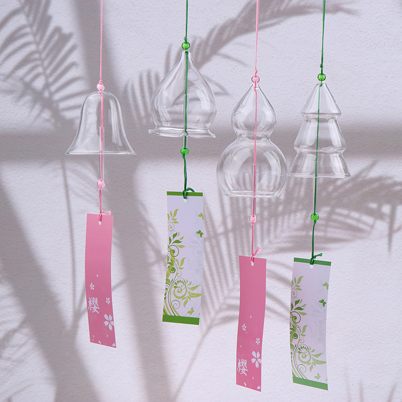 Transparent Glass Wind Chimes  - đánh giá và giá Home Decor Y2K