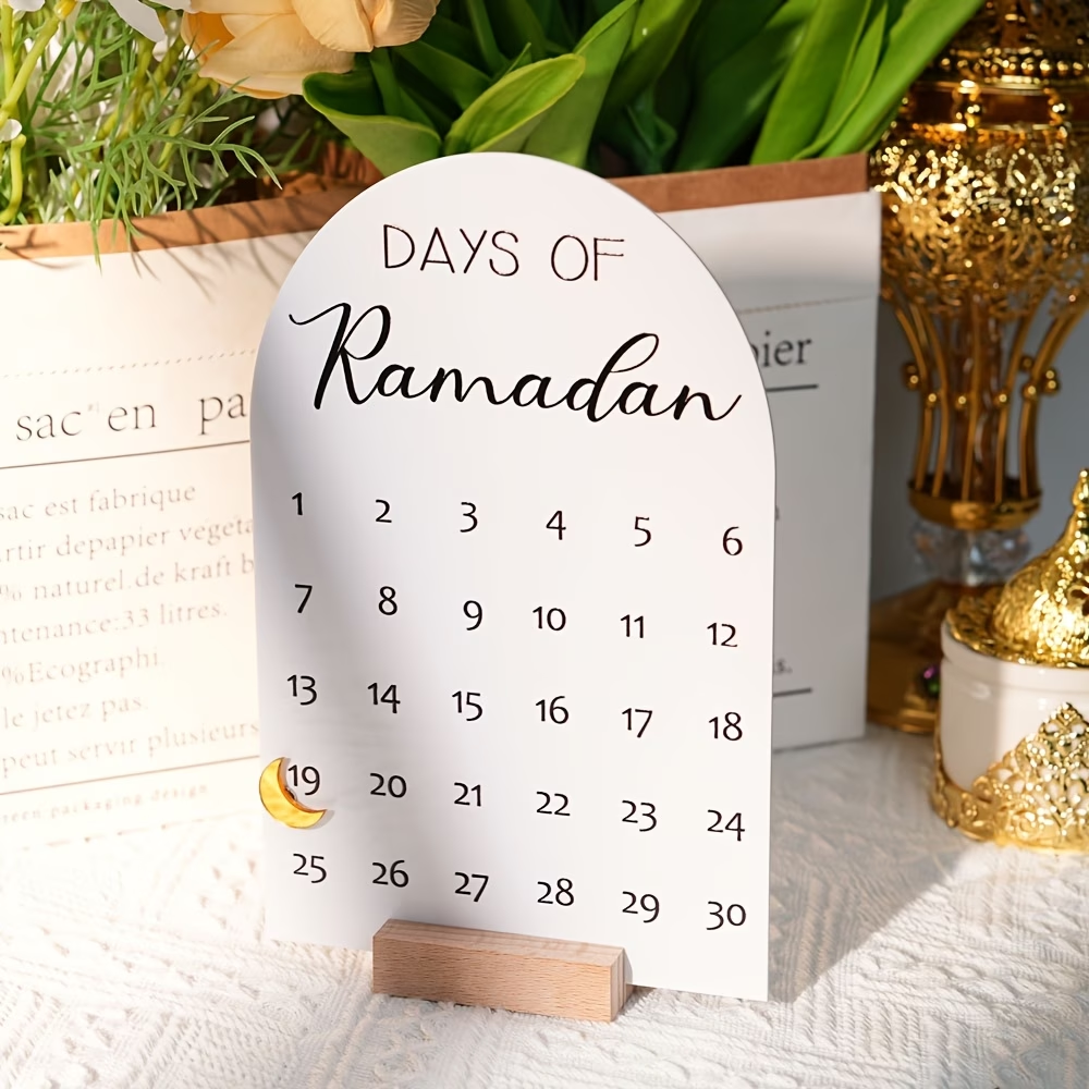 Acrylic Ramadan 30 Days Countd - đánh giá và giá Home Decor Ramadan