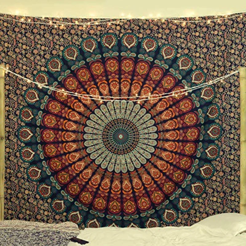 Hippie Mandala Tapestrys India - đánh giá và giá Aesthetic Tapestry
