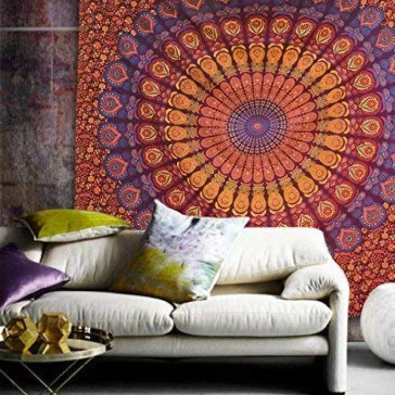 Hippie Mandala Tapestrys India - đánh giá và giá Aesthetic Tapestry