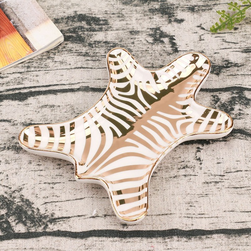 Nordic Creative Tiger Skin Pat - đánh giá và giá Ceramic Trinket Dish