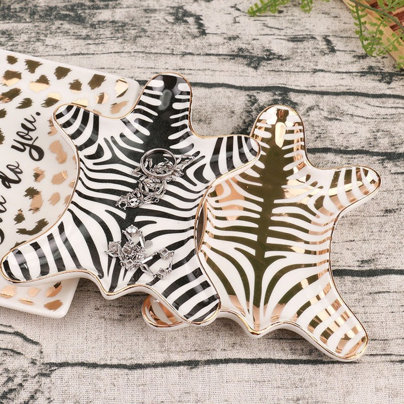 Nordic Creative Tiger Skin Pat - đánh giá và giá Ceramic Trinket Dish