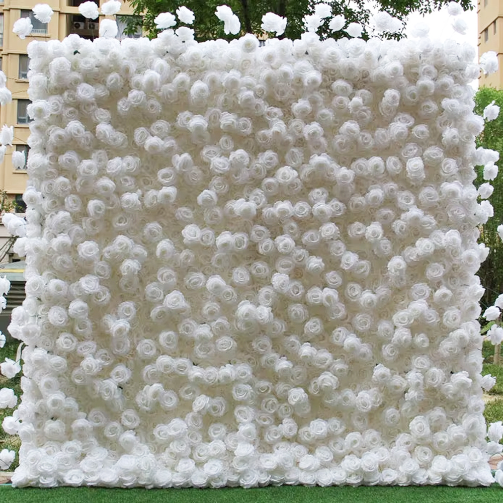 Uflower 3D White Rose Cloth Cu - đánh giá và giá Home Decor Event