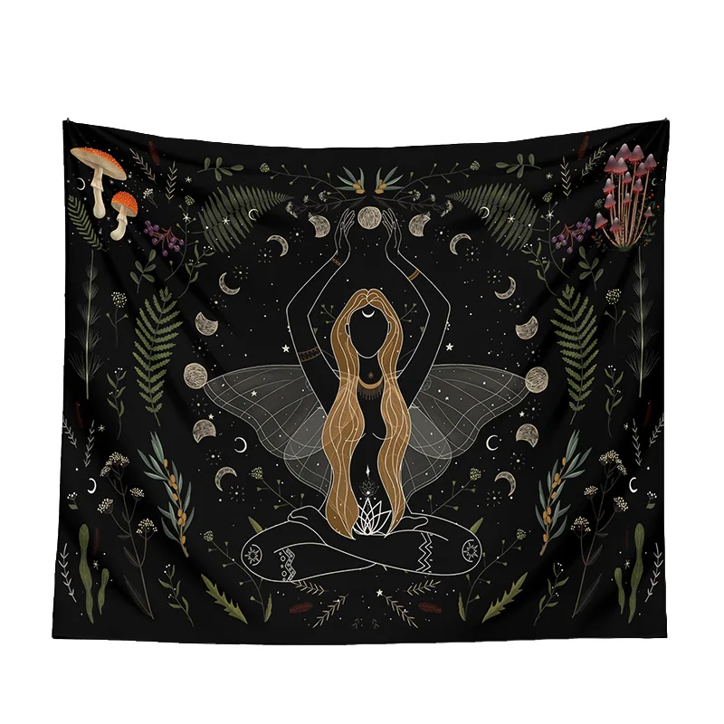 Moon Tapestry Wall Hanging Mot - đánh giá và giá Aesthetic Tapestry