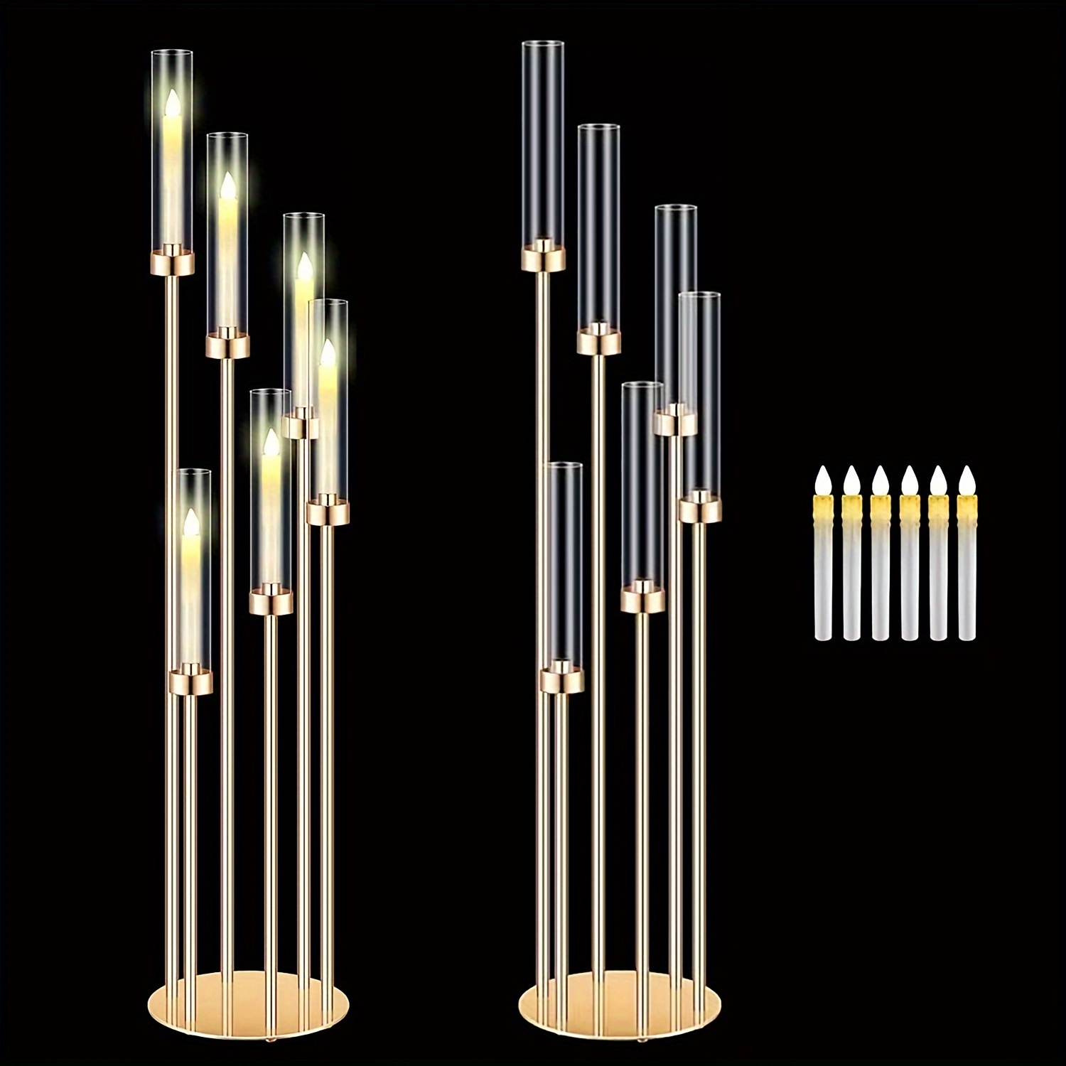2 Sets Floor Candelabra 6 Arms - đánh giá và giá Home Decor Ramadan