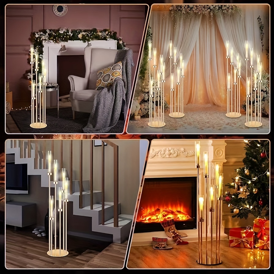 2 Sets Floor Candelabra 6 Arms - đánh giá và giá Home Decor Ramadan