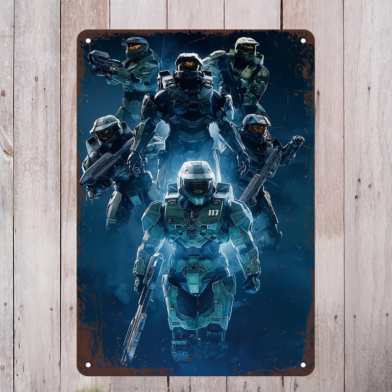 Halo-Inspired Metal Wall Art S - đánh giá và giá Home Decor Game