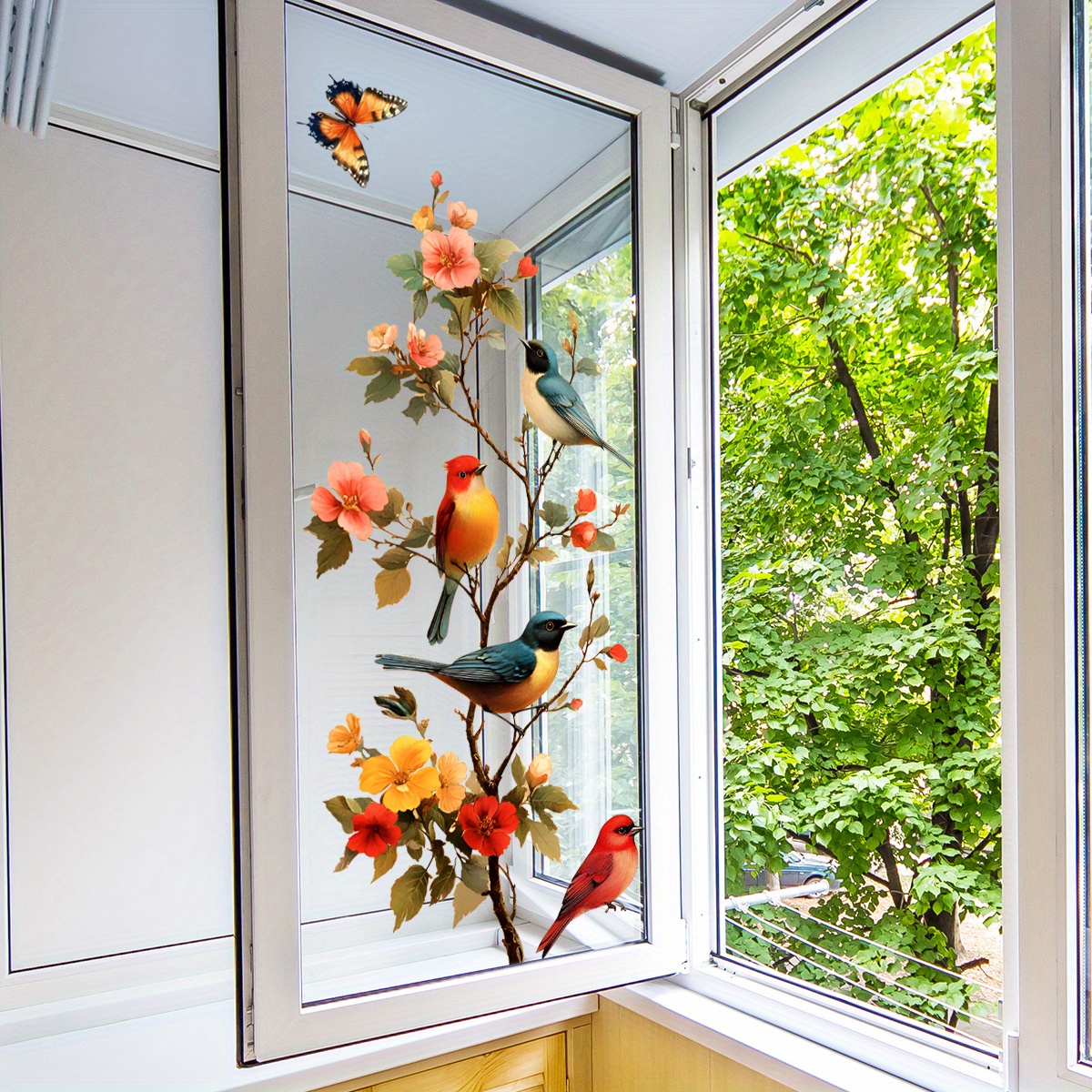 1 Piece of Pastoral Flower and - đánh giá và giá Home Decor Window Blinds