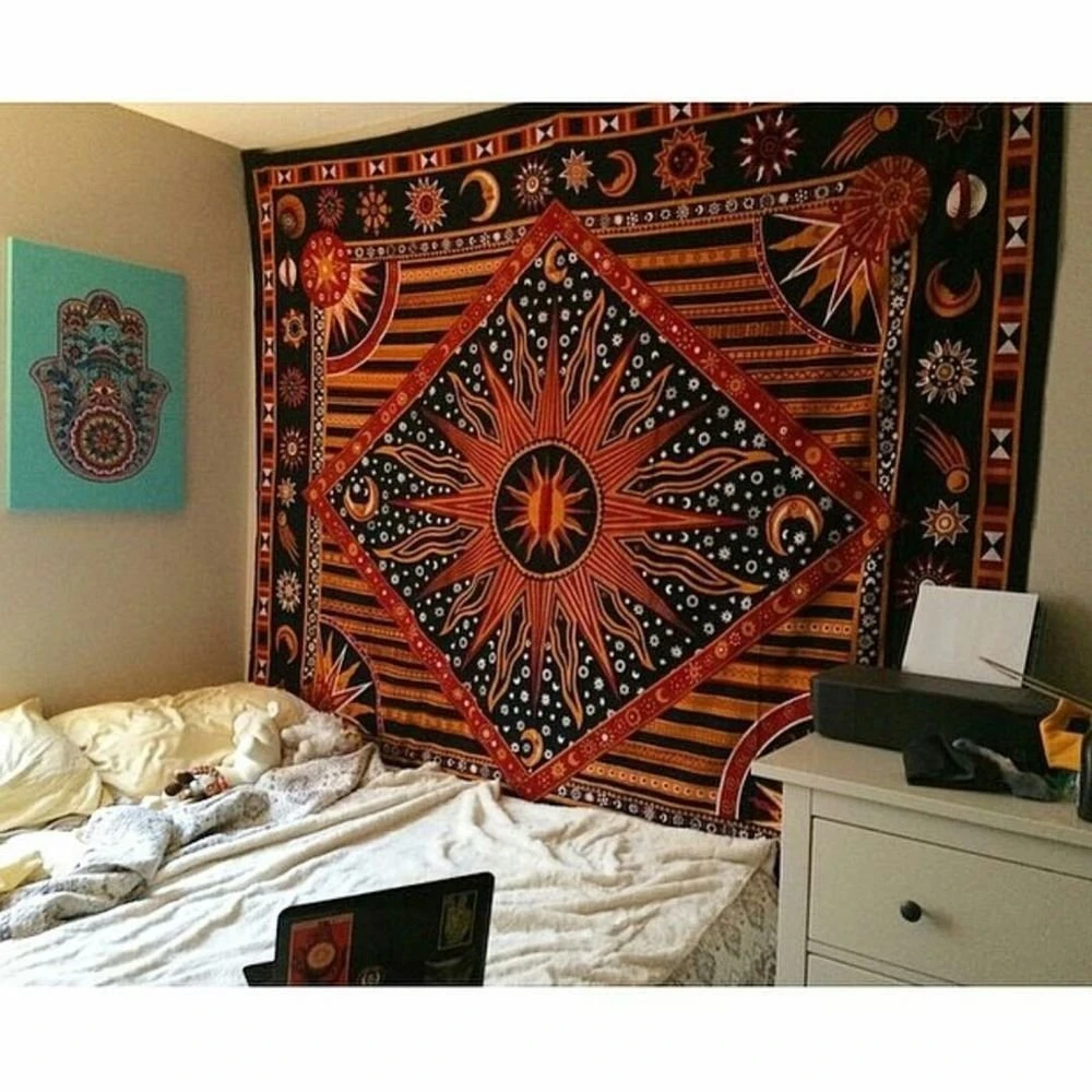 Indian Tarot Divination Mandal - đánh giá và giá Aesthetic Tapestry