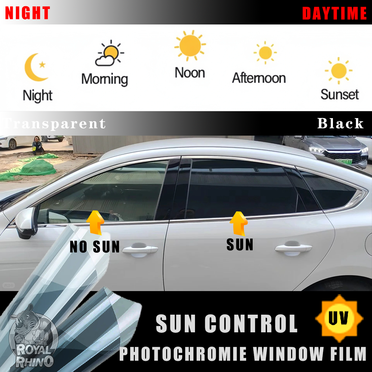 UV ppf film 50×1/2/3M Color Ch - đánh giá và giá Home Decor Window Blinds