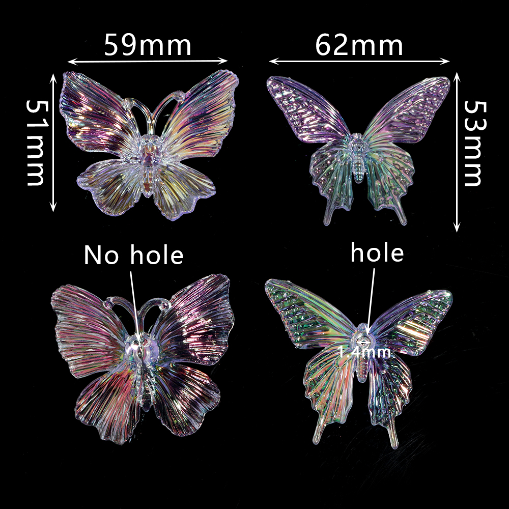 5pcs Acrylic Butterfly Gradien - đánh giá và giá Home Decor Company