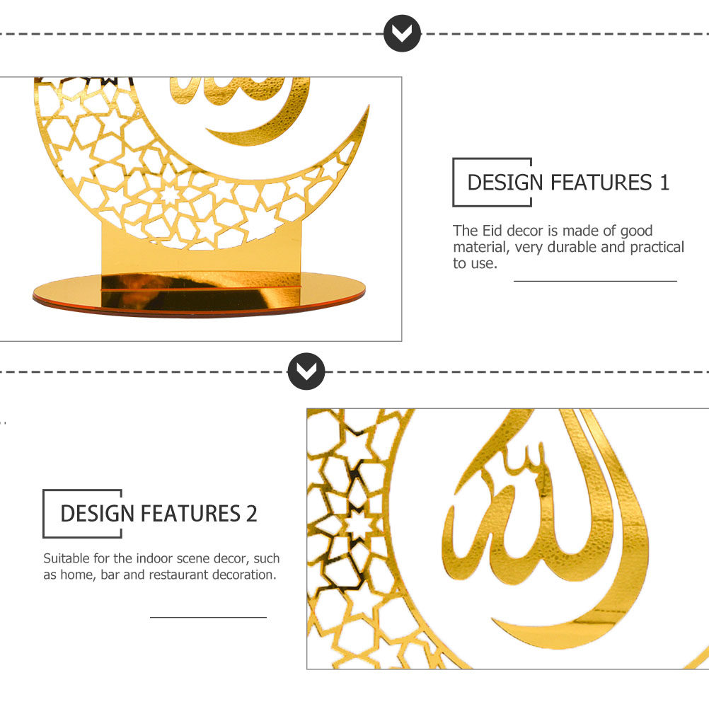 Acrylic Moon Ramadan Ornament  - đánh giá và giá Home Decor Ramadan