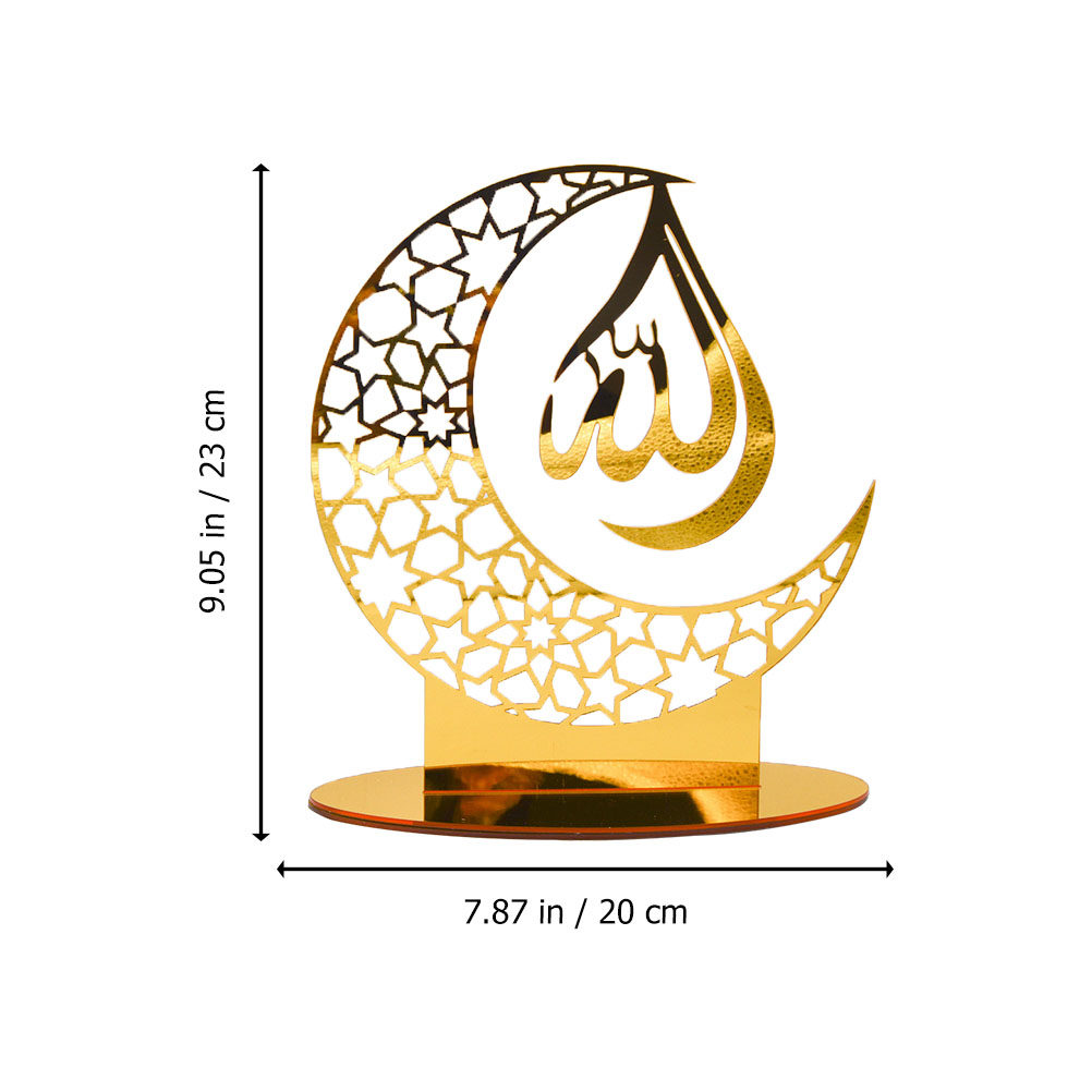 Acrylic Moon Ramadan Ornament  - đánh giá và giá Home Decor Ramadan