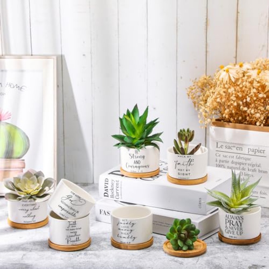 24 Set Christian Easter Gift B - đánh giá và giá Succulent Planter Pot
