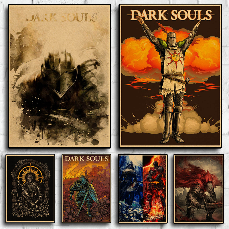 Classic Game Poster Dark Souls - đánh giá và giá Home Decor Game