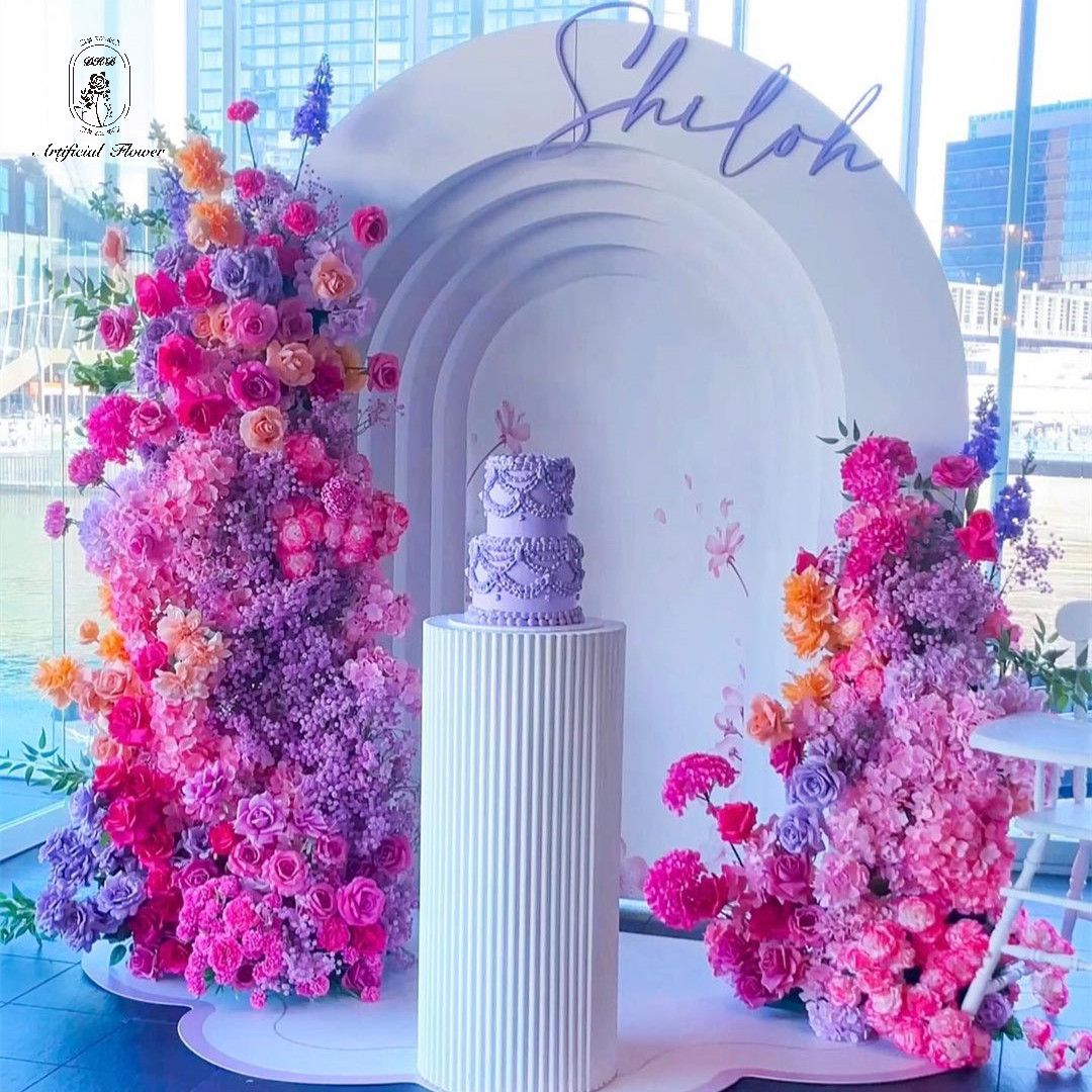 Wedding Flower Backdrop Event  - đánh giá và giá Home Decor Event
