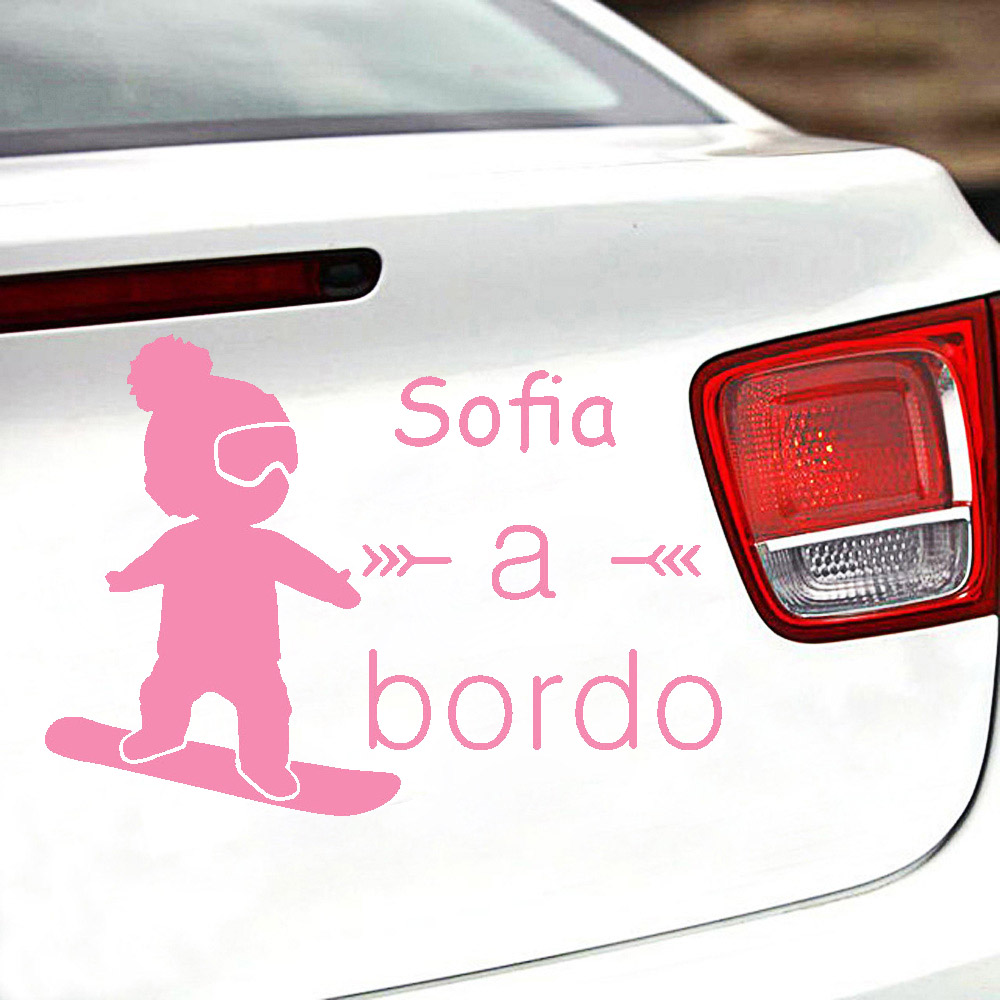 1pc Vinyl baby a bordo colorfu - đánh giá và giá Home Decor Company
