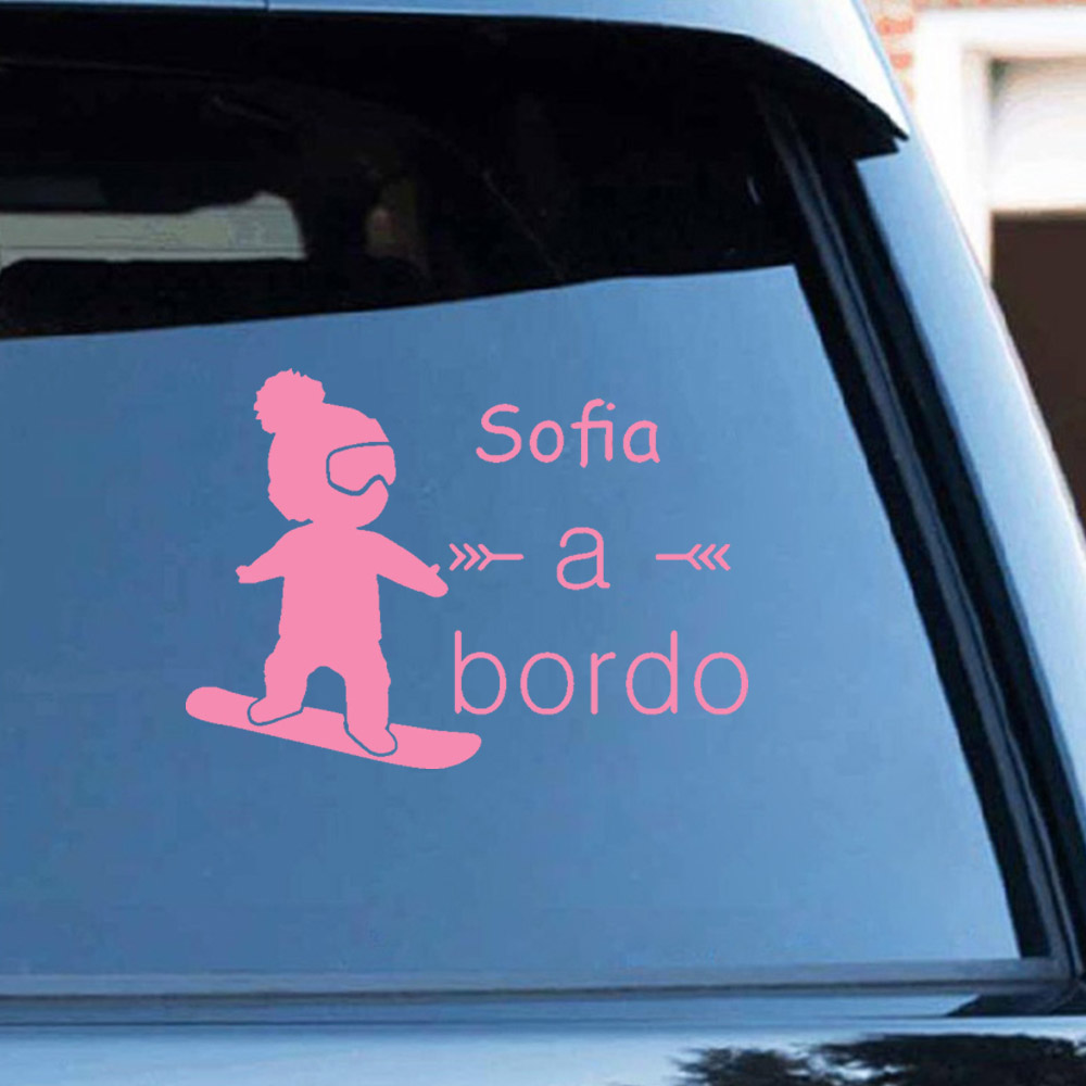1pc Vinyl baby a bordo colorfu - đánh giá và giá Home Decor Company